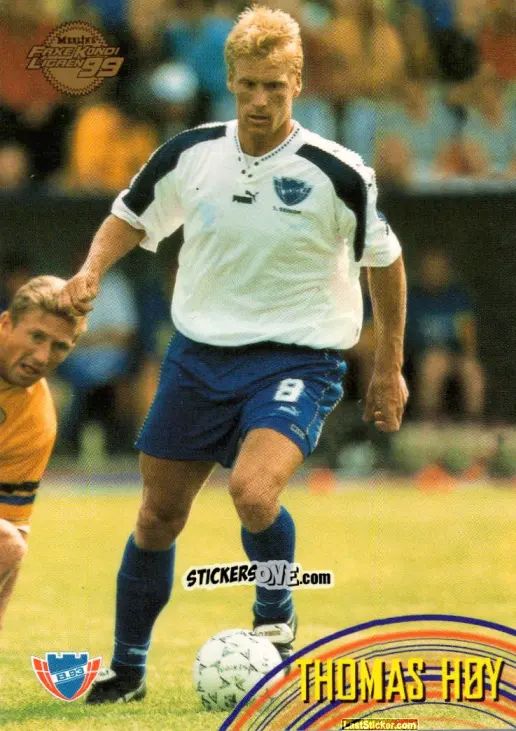 Figurina Thomas Hoy - Danish Faxe Kondi Ligaen 1998-1999 n. 27 - Merlin