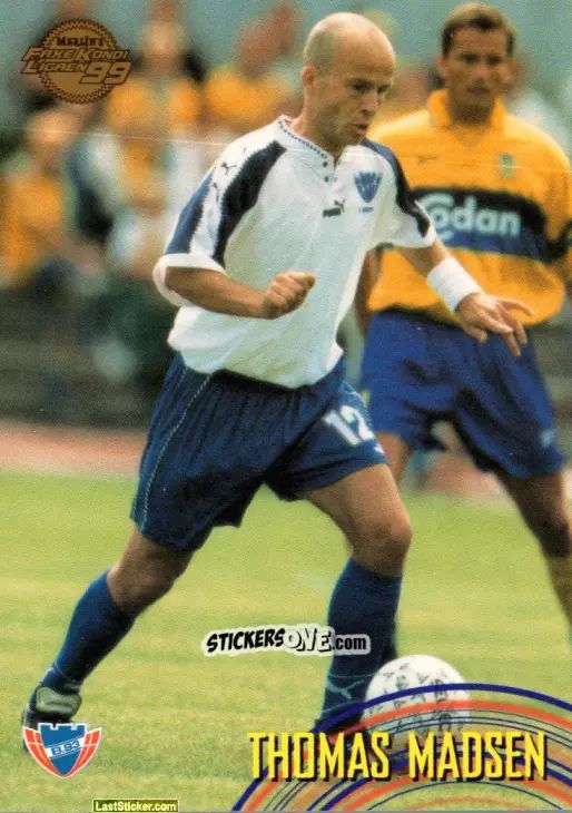 Figurina Thomas Madsen - Danish Faxe Kondi Ligaen 1998-1999 n. 31 - Merlin