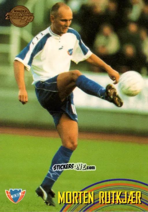 Figurina Morten Rutkjær - Danish Faxe Kondi Ligaen 1998-1999 n. 32 - Merlin
