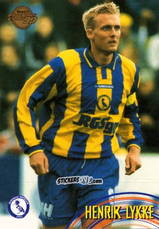 Cromo Henrik Lykke - Danish Faxe Kondi Ligaen 1998-1999 n. 64 - Merlin