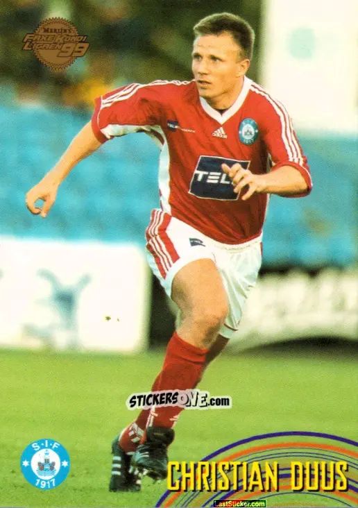 Sticker Christian Duus - Danish Faxe Kondi Ligaen 1998-1999 n. 80 - Merlin
