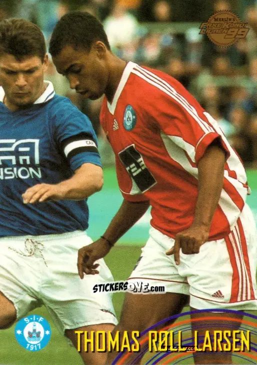 Cromo Thomas Roll Larsen - Danish Faxe Kondi Ligaen 1998-1999 n. 84 - Merlin
