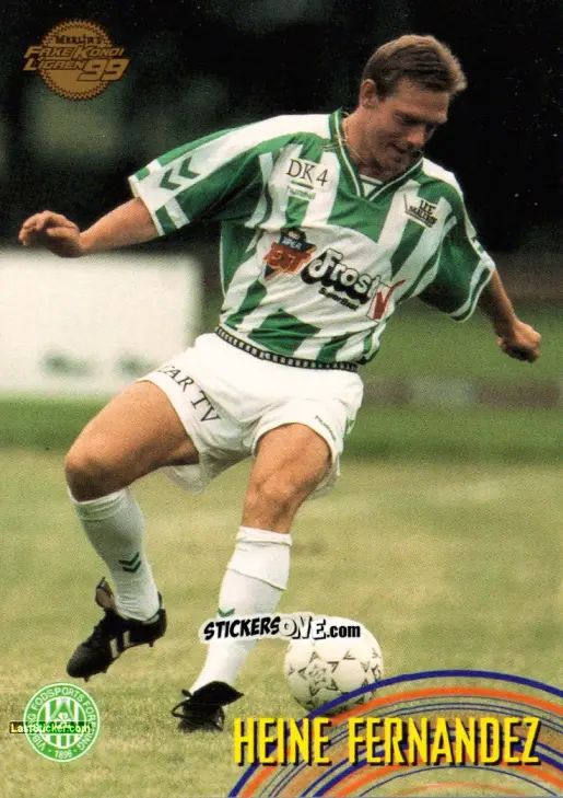 Cromo Heine Fernandez - Danish Faxe Kondi Ligaen 1998-1999 n. 100 - Merlin