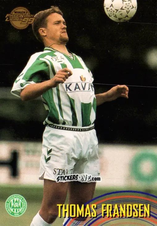Cromo Thomas Frandsen - Danish Faxe Kondi Ligaen 1998-1999 n. 101 - Merlin