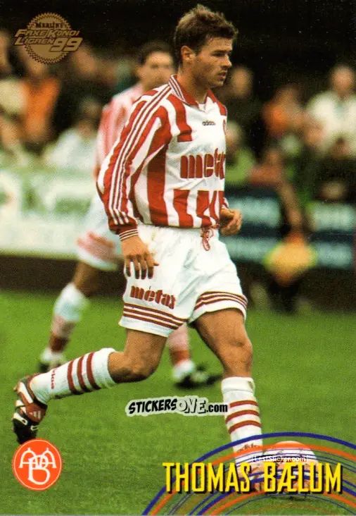 Cromo Thomas Bælum - Danish Faxe Kondi Ligaen 1998-1999 n. 110 - Merlin