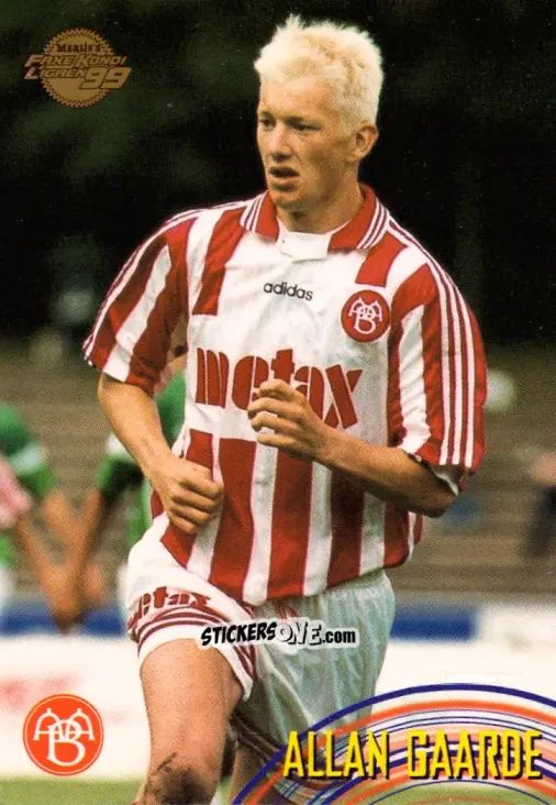 Figurina Allan Gaarde - Danish Faxe Kondi Ligaen 1998-1999 n. 112 - Merlin
