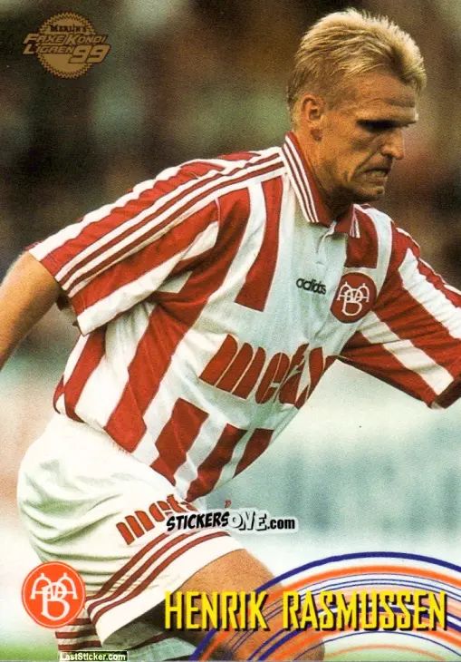 Figurina Henrik Rasmussen - Danish Faxe Kondi Ligaen 1998-1999 n. 117 - Merlin
