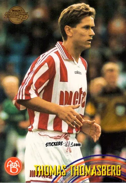 Cromo Thomas Thomasberg - Danish Faxe Kondi Ligaen 1998-1999 n. 119 - Merlin