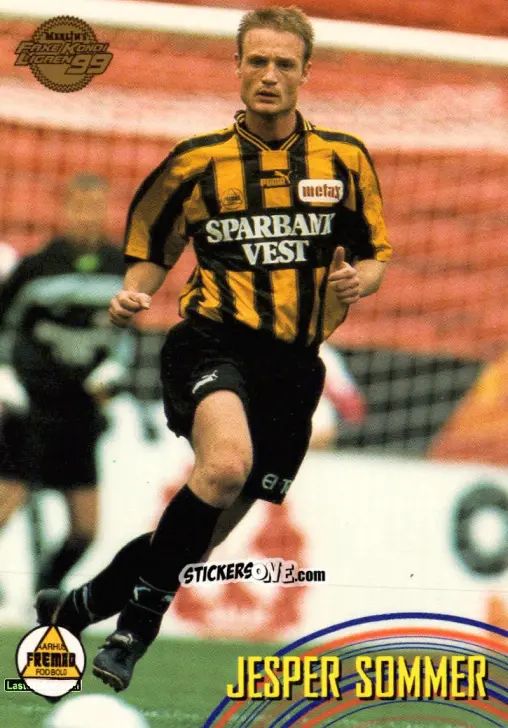 Cromo Jesper Sommer - Danish Faxe Kondi Ligaen 1998-1999 n. 129 - Merlin