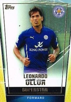 Cromo Leonardo Ulloa - Premier Club 2014-2015 n. 158 - Topps