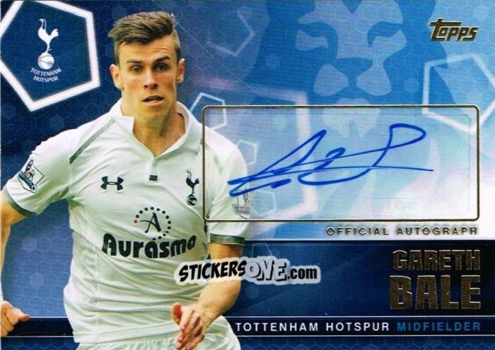 Cromo Gareth Bale - Premier Club 2014-2015 n. A14 - Topps
