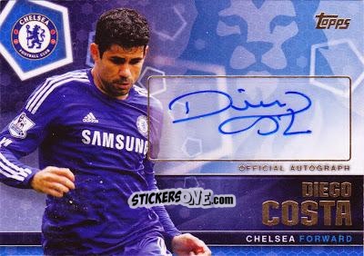 Figurina Diego Costa - Premier Club 2014-2015 n. A27 - Topps