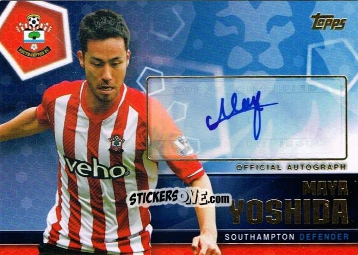 Figurina Maya Yoshida - Premier Club 2014-2015 n. A31 - Topps