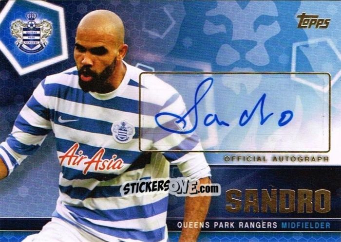 Cromo Sandro - Premier Club 2014-2015 n. A33 - Topps