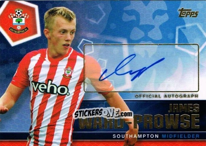 Cromo James Ward-Prowse - Premier Club 2014-2015 n. A37 - Topps