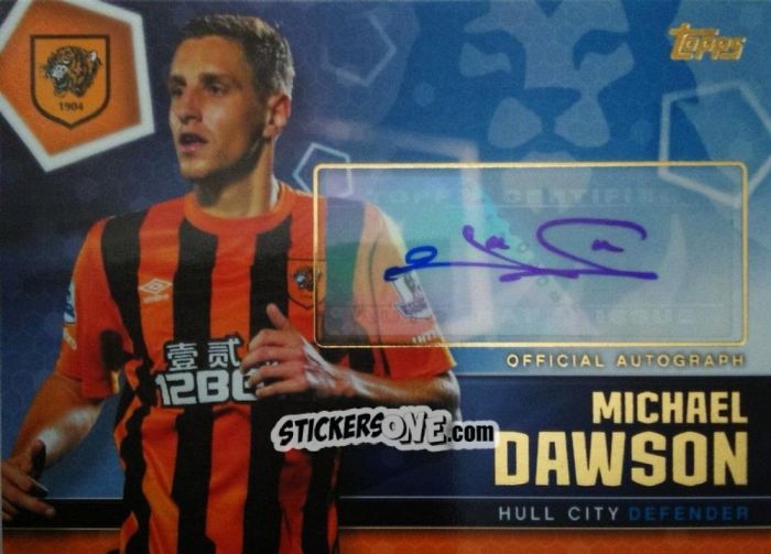 Cromo Michael Dawson - Premier Club 2014-2015 n. A42 - Topps