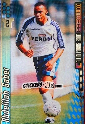 Figurina Abdelilah Saber - Calcio Cards 2000-2001 Premium n. 115 - Panini