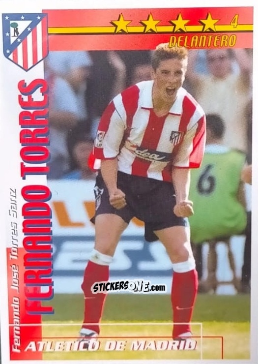 Cromo Fernando Torres - Futbol Match Total Liga 2002-2003 n. 62 - Magicboxint