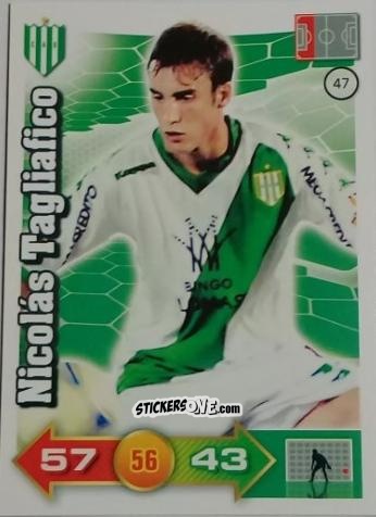 Cromo Nicolás Tagliafico - El Gran Juego De Fùtbol 2012. Adrenalyn XL n. 47 - Panini