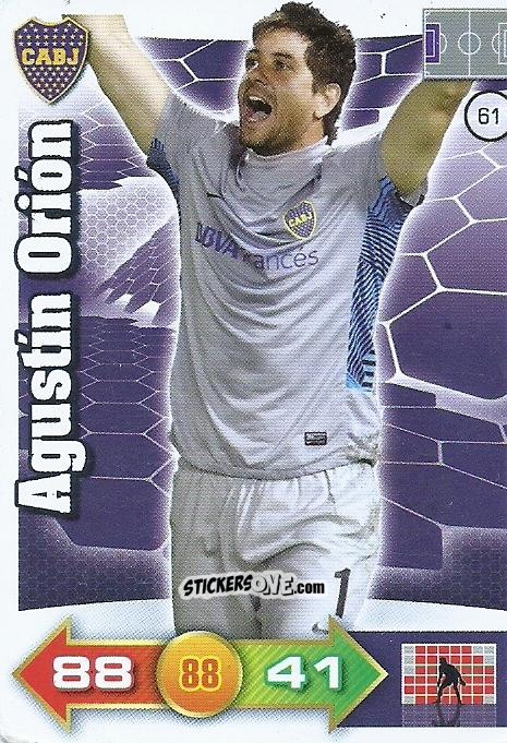 Sticker Agustín Orión - El Gran Juego De Fùtbol 2012. Adrenalyn XL n. 61 - Panini