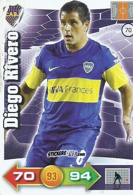 Figurina Diego Rivero - El Gran Juego De Fùtbol 2012. Adrenalyn XL n. 70 - Panini