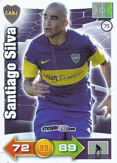Figurina Santiago Silva - El Gran Juego De Fùtbol 2012. Adrenalyn XL n. 75 - Panini