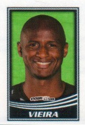 Sticker Vieira - Calcio 2005-2006 Pocket Collection n. 144 - Merlin