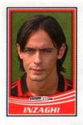 Cromo Filippo Inzaghi - Calcio 2005-2006 Pocket Collection n. 263 - Merlin
