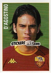 Cromo Gaetano D'Agostino - Roma 2000-2001 n. 52 - Panini