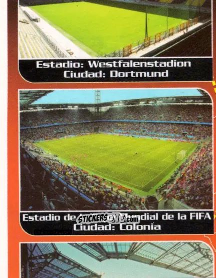 Figurina Sedes Del Campeonato (puzzle 4) - Mundial Alemania 2006 n. 4 - Navarrete