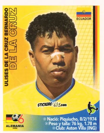Cromo Ulises De La Cruz