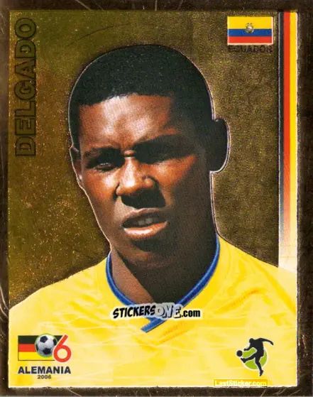 Figurina Agustín Delgado - Mundial Alemania 2006 n. 41 - Navarrete