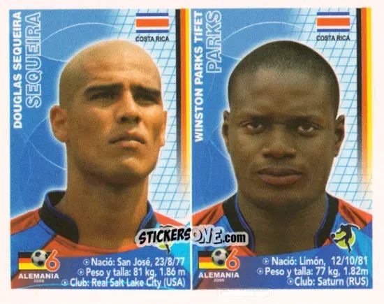 Figurina Douglas Sequeira / Winston Parks - Mundial Alemania 2006 n. 63 - Navarrete