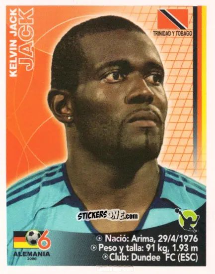 Cromo Kelvin Jack - Mundial Alemania 2006 n. 84 - Navarrete