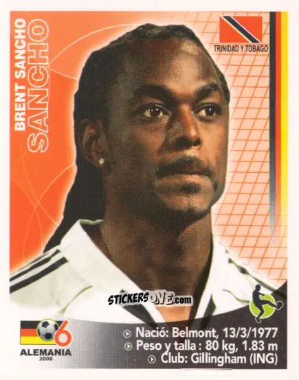 Cromo Brent Sancho - Mundial Alemania 2006 n. 88 - Navarrete