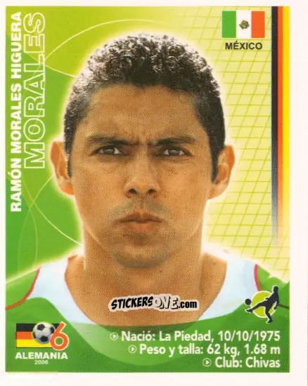 Cromo Ramón Morales - Mundial Alemania 2006 n. 180 - Navarrete