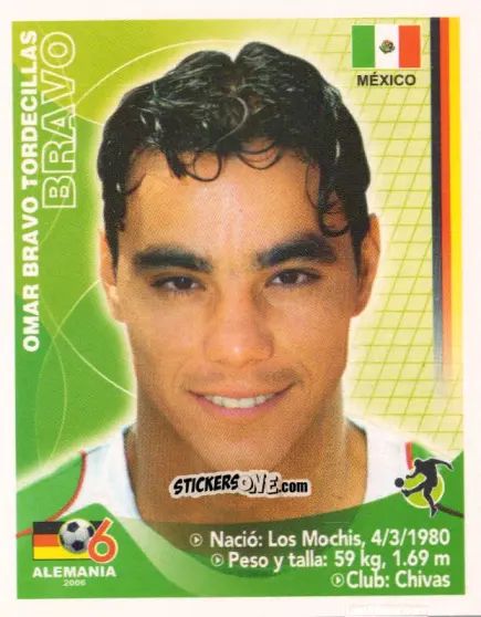 Cromo Alberto Medina - Mundial Alemania 2006 n. 186 - Navarrete