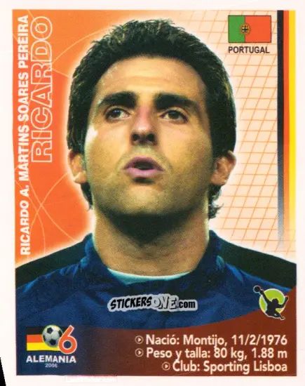 Cromo Ricardo - Mundial Alemania 2006 n. 192 - Navarrete
