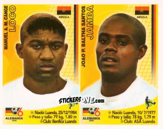 Cromo Locó / Jamba - Mundial Alemania 2006 n. 219 - Navarrete