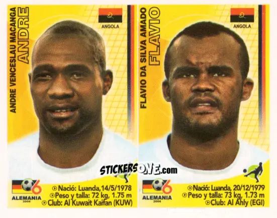 Cromo André Macanga / Flávio