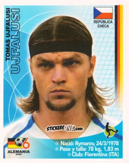 Cromo Tomas Ujfalusi - Mundial Alemania 2006 n. 247 - Navarrete