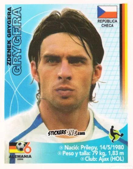 Cromo Zdenek Grygera - Mundial Alemania 2006 n. 248 - Navarrete