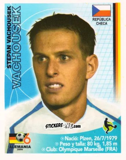 Figurina Stepan Vachousek - Mundial Alemania 2006 n. 253 - Navarrete