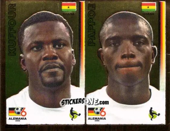 Cromo Samuel Kuffour / Emmanuel Pappoe - Mundial Alemania 2006 n. 273 - Navarrete
