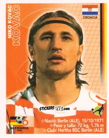 Figurina Niko Kovac - Mundial Alemania 2006 n. 307 - Navarrete