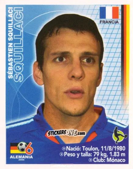 Figurina Sebastien Squillaci - Mundial Alemania 2006 n. 341 - Navarrete