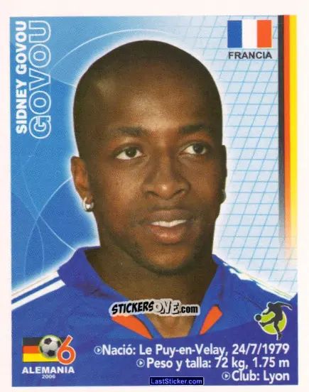 Figurina Sidney Govou - Mundial Alemania 2006 n. 351 - Navarrete