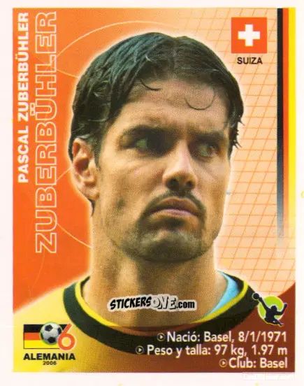 Figurina Pascal Zuberbühler - Mundial Alemania 2006 n. 354 - Navarrete