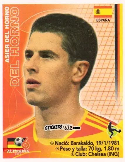 Figurina Asier Del Horno - Mundial Alemania 2006 n. 395 - Navarrete