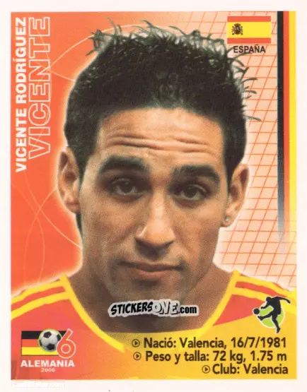 Figurina Vicente - Mundial Alemania 2006 n. 405 - Navarrete